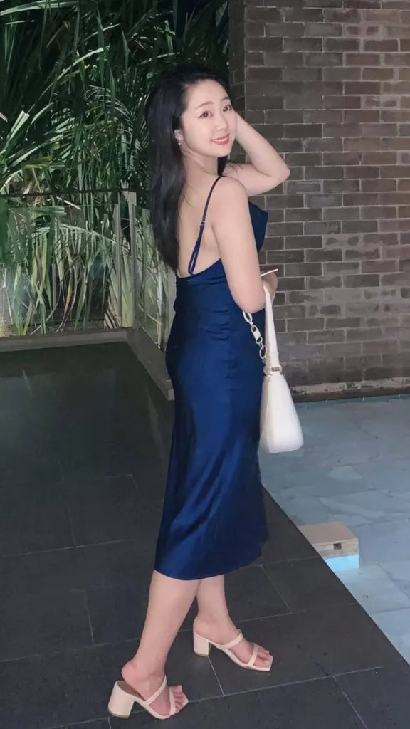 satin dress sexy