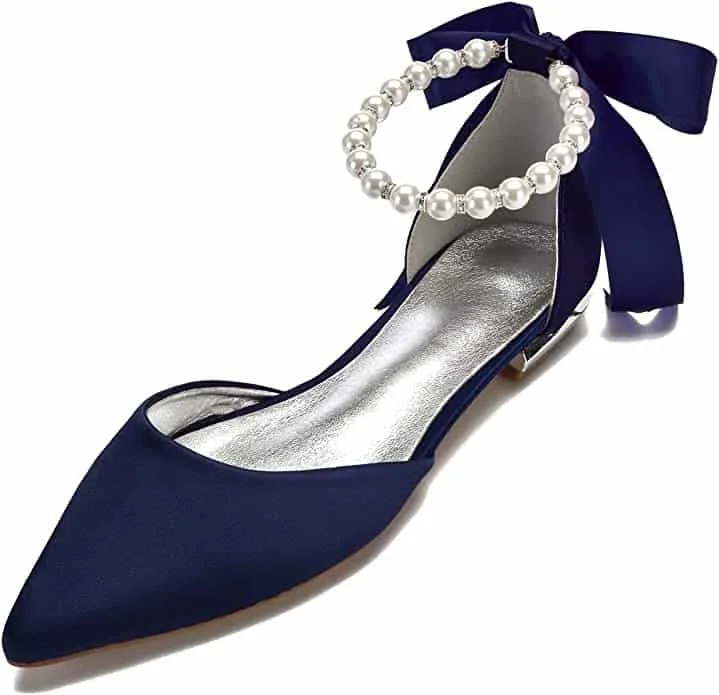 pearl strap flats