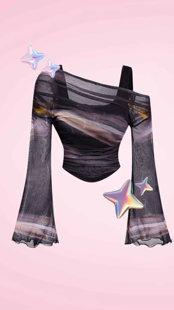 music fest mesh top outfit ideas