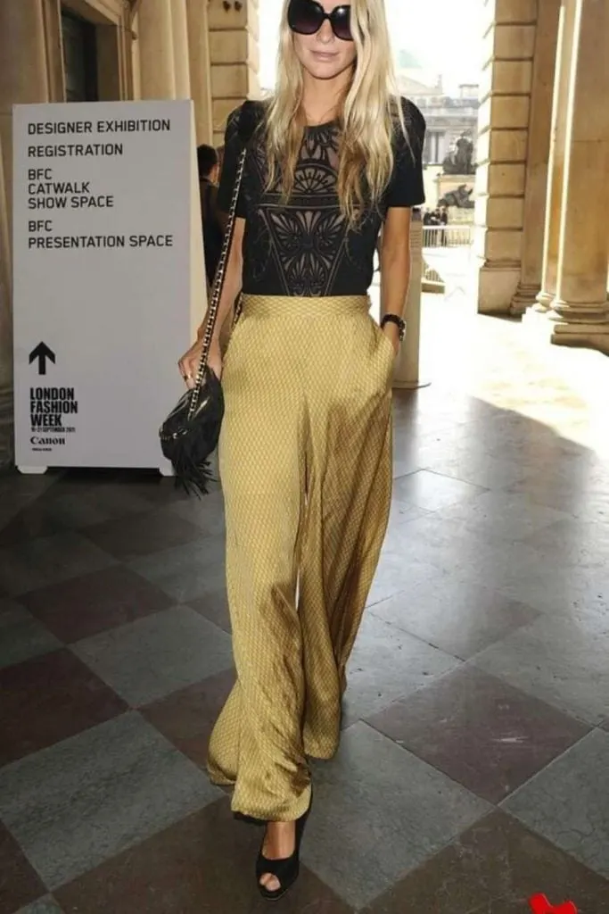 what shoes to wear satin pants