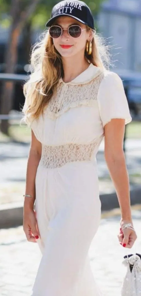how to dress baseball cap dress