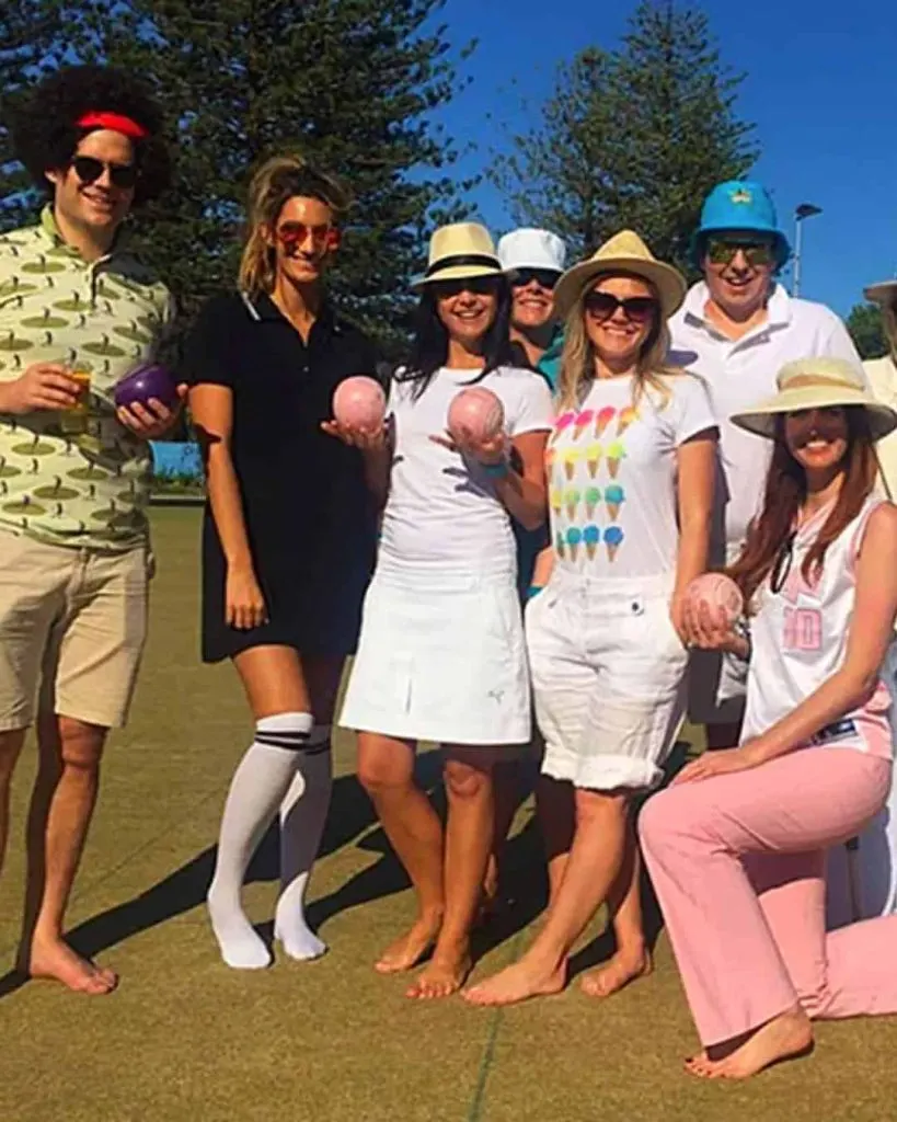 barefoot bowl party outfit