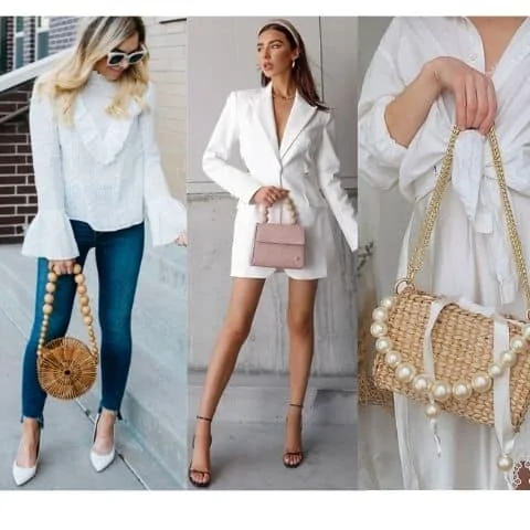 what to wear with a beaded bag