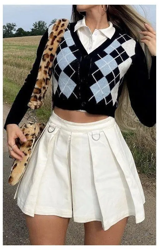 what to wear argyle sweater