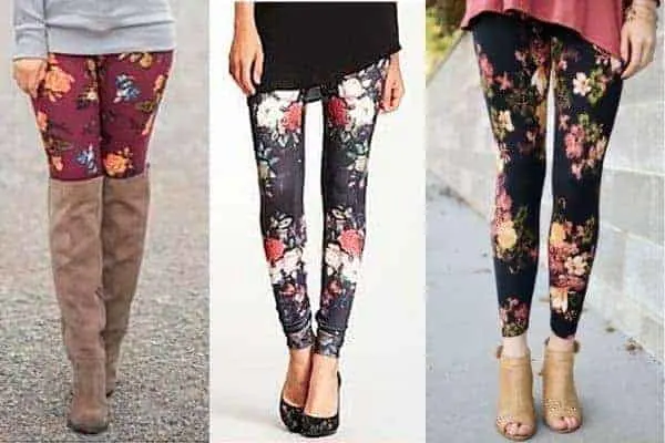 What to wear with floral leggings