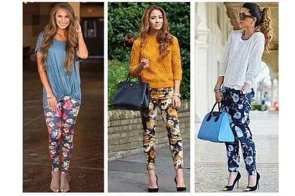 What to wear with floral leggings