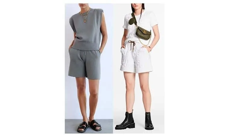 WHAT TO WEAR WITH KNIT SHORTS