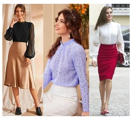 mock neck outfit ideas for ladies