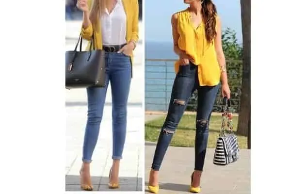 What to wear with mustard yellow shoes