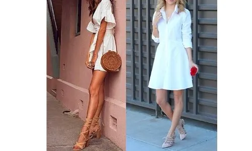 What to wear with beige heels