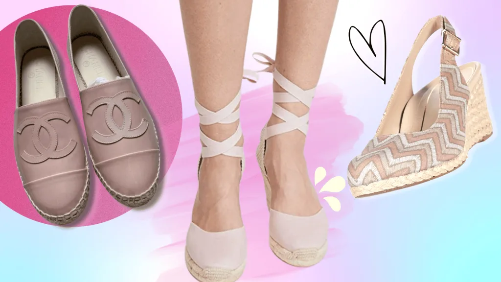 pink espadrilles
