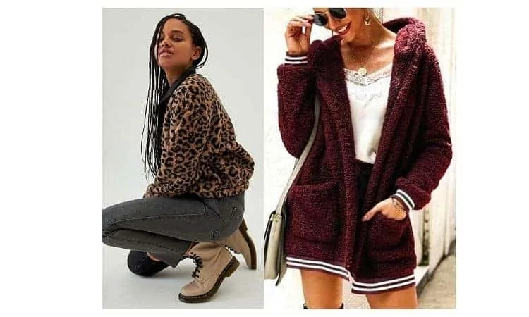 what to wear with a sherpa jacket