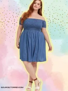 What to wear with smock dress