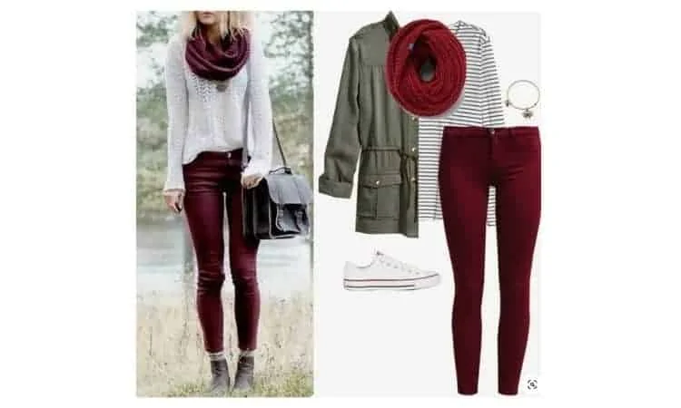 What to wear with purple leggings