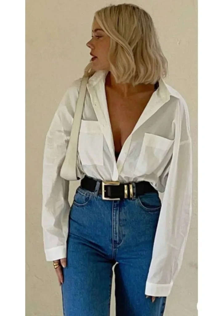 white shirt outfit ideas ladies