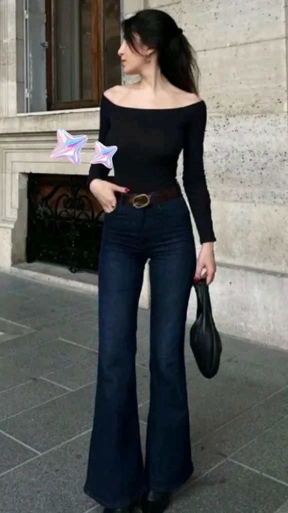 WORK ATTIRE jeans outfit idea